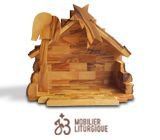Cr�che en bois d'olivier