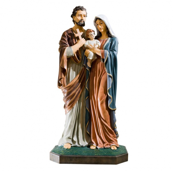 STATUE DE LA sainte famille figurine vierge marie Ornement Catholique