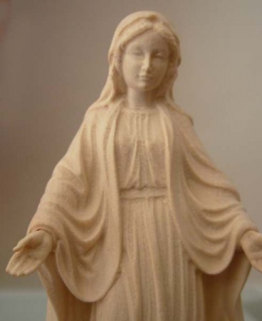 statue de la vierge immaculée en bois4342