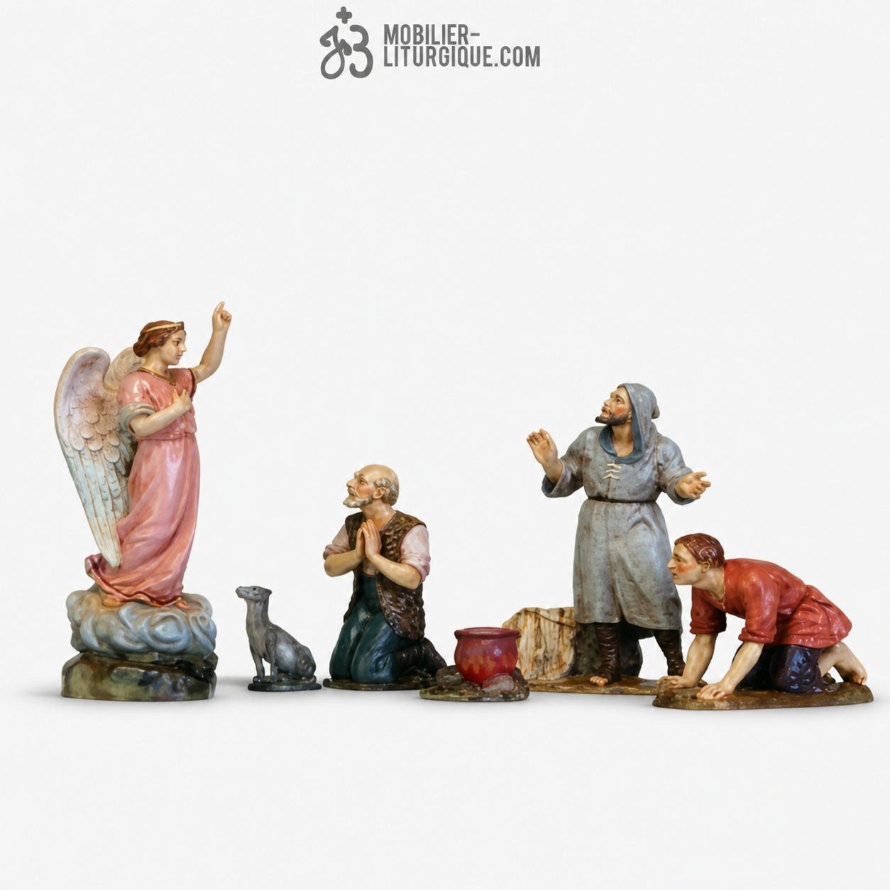Ange et Bergers Polychrome