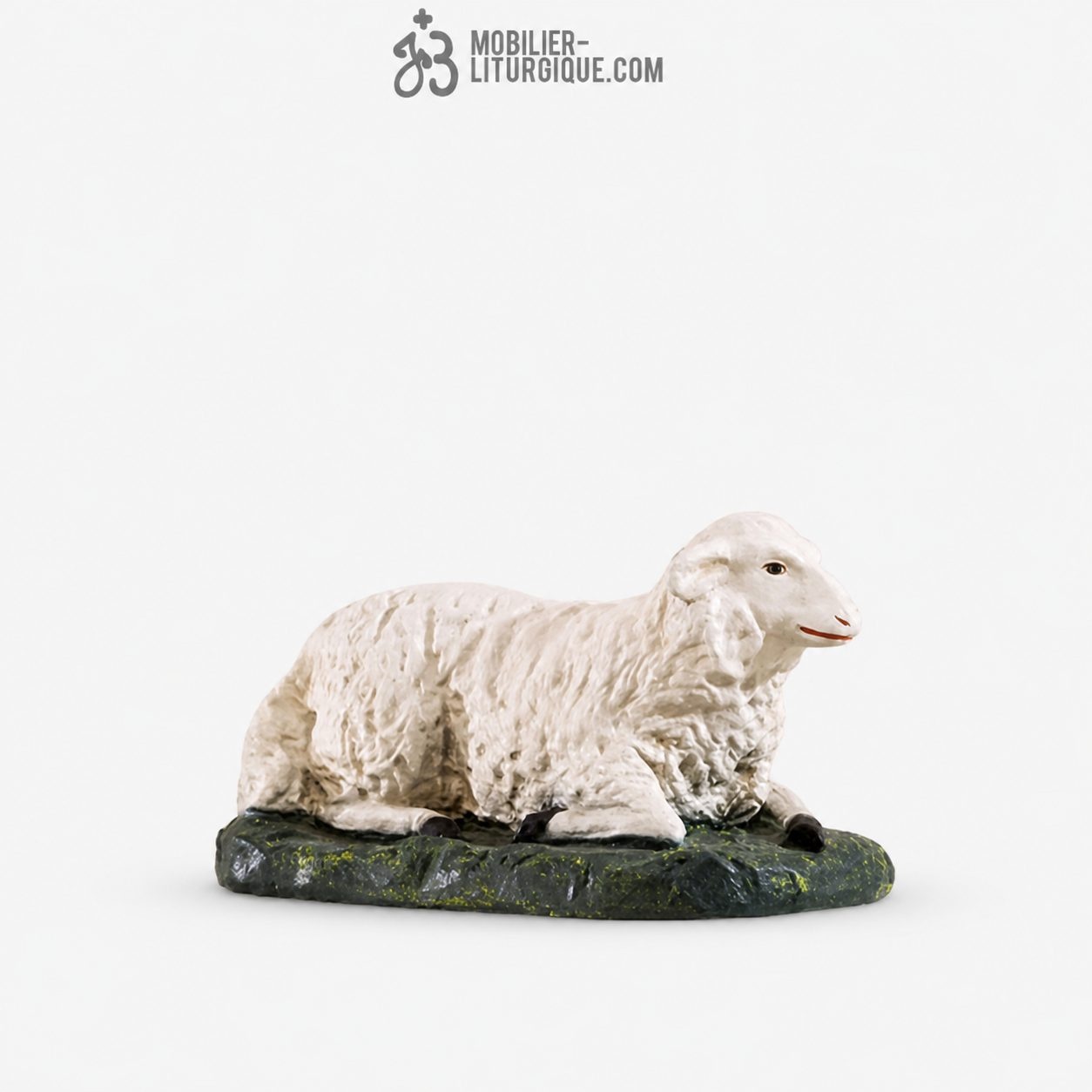 Animal pour cr&egrave;che de 85 cm : Mouton couch&eacute;