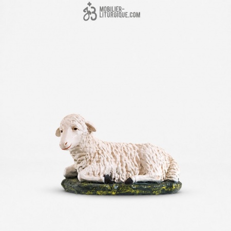 Animal pour cr&egrave;che de 85 cm : Mouton couch&eacute;