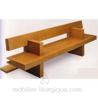 Banc assise inclin�e
