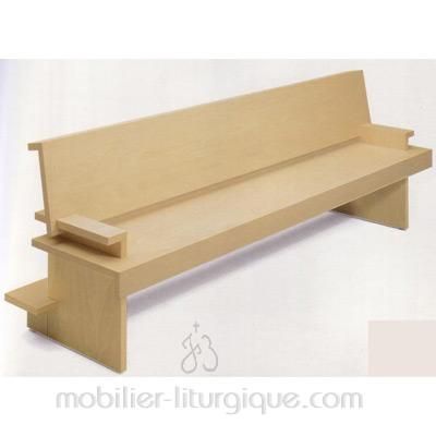 Banc assise inclin�e