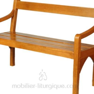 Banc assise incurvée