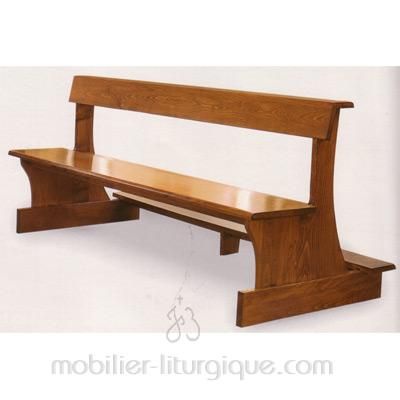 Banc assise incurvée