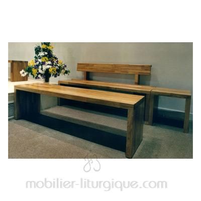Banc pour chapelle fun�raire