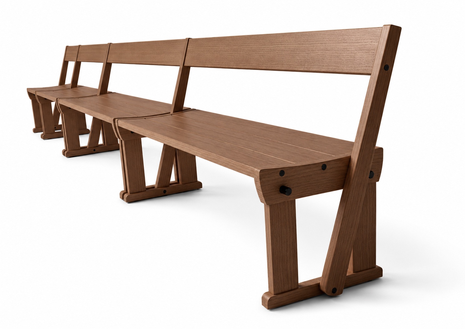 Banc r&eacute;versible 3 lames d\'assise