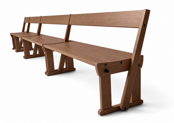 Banc r�versible 3 lames d\'assise