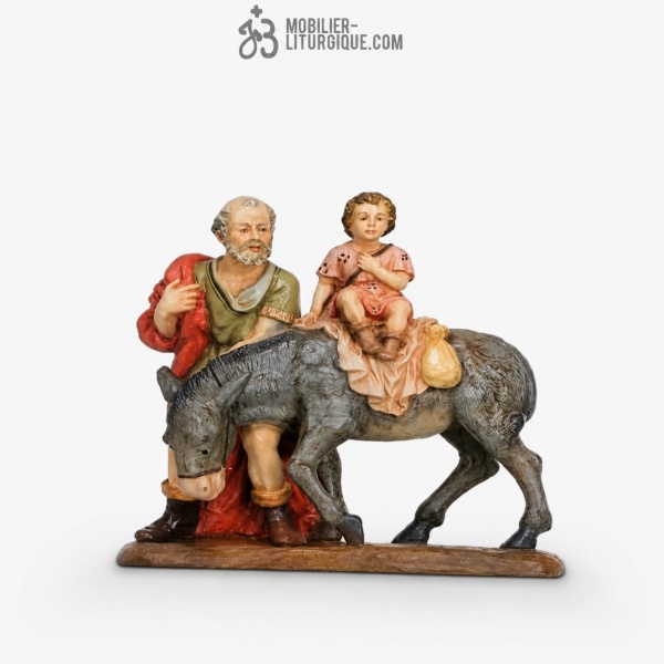 Berger, Ane et Enfant Polychrome