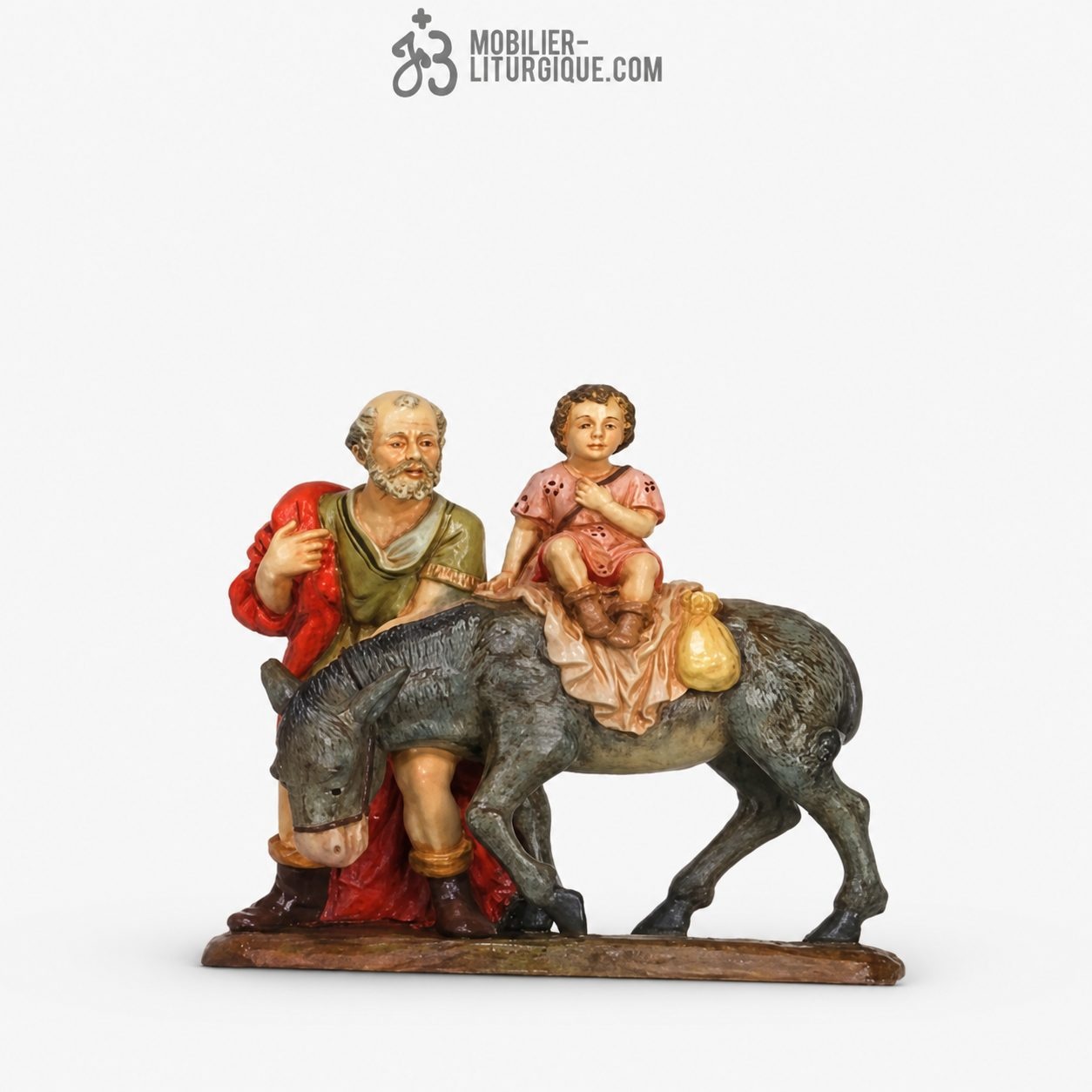 Berger, son &acirc;ne et l\'enfant Antique