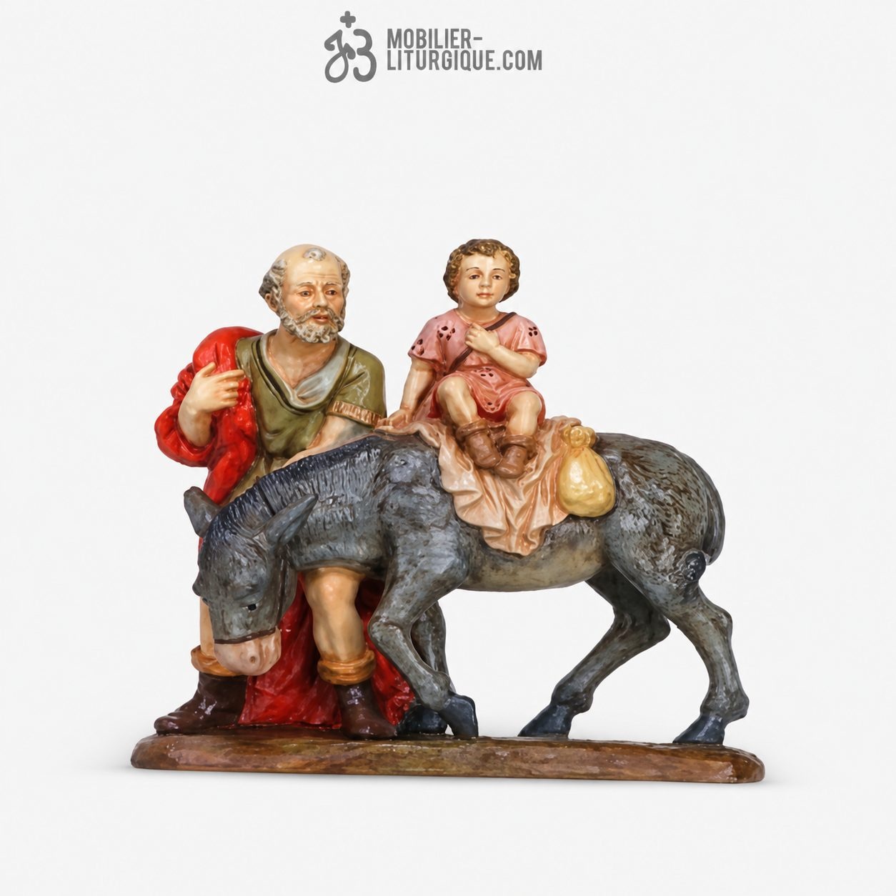 Berger, son &acirc;ne et l\'enfant Antique