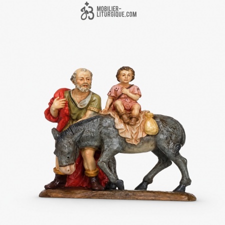 Berger, son �ne et l\'enfant Polychrome