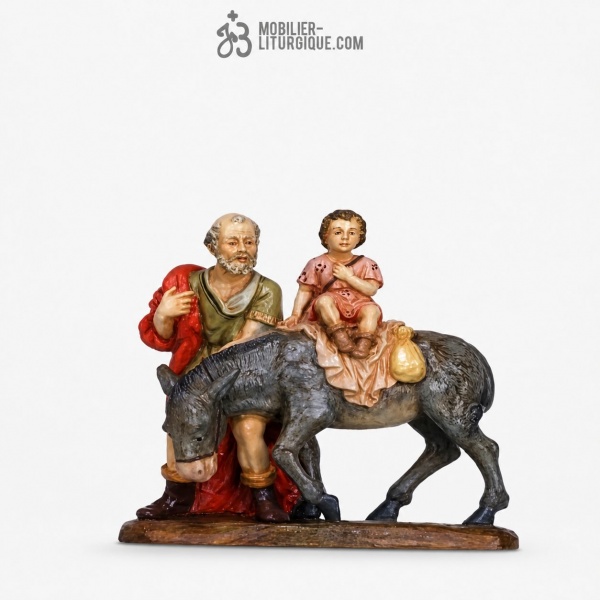 Berger, son �ne et l\'enfant Polychrome