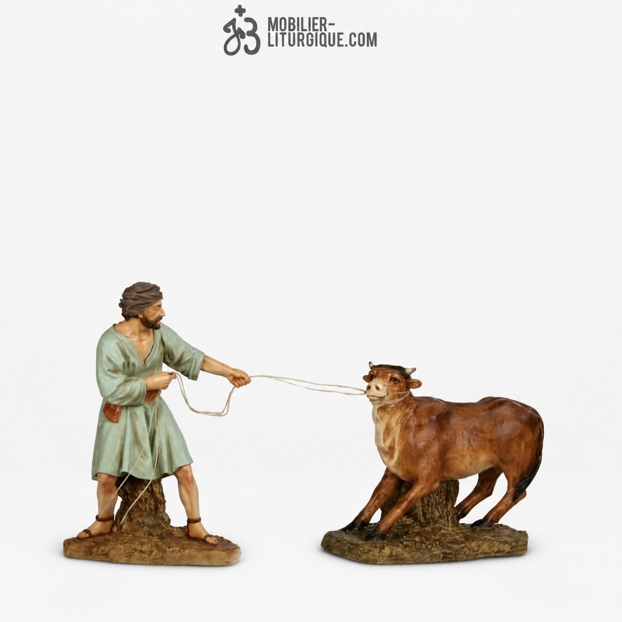 Berger et son boeuf Polychrome