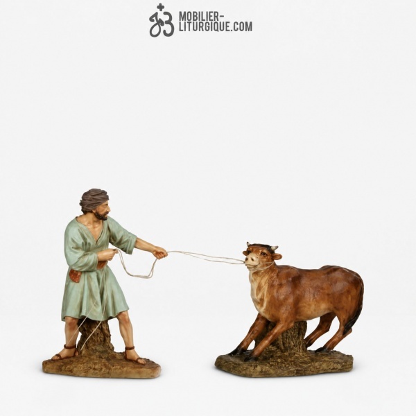 Berger et son boeuf Polychrome