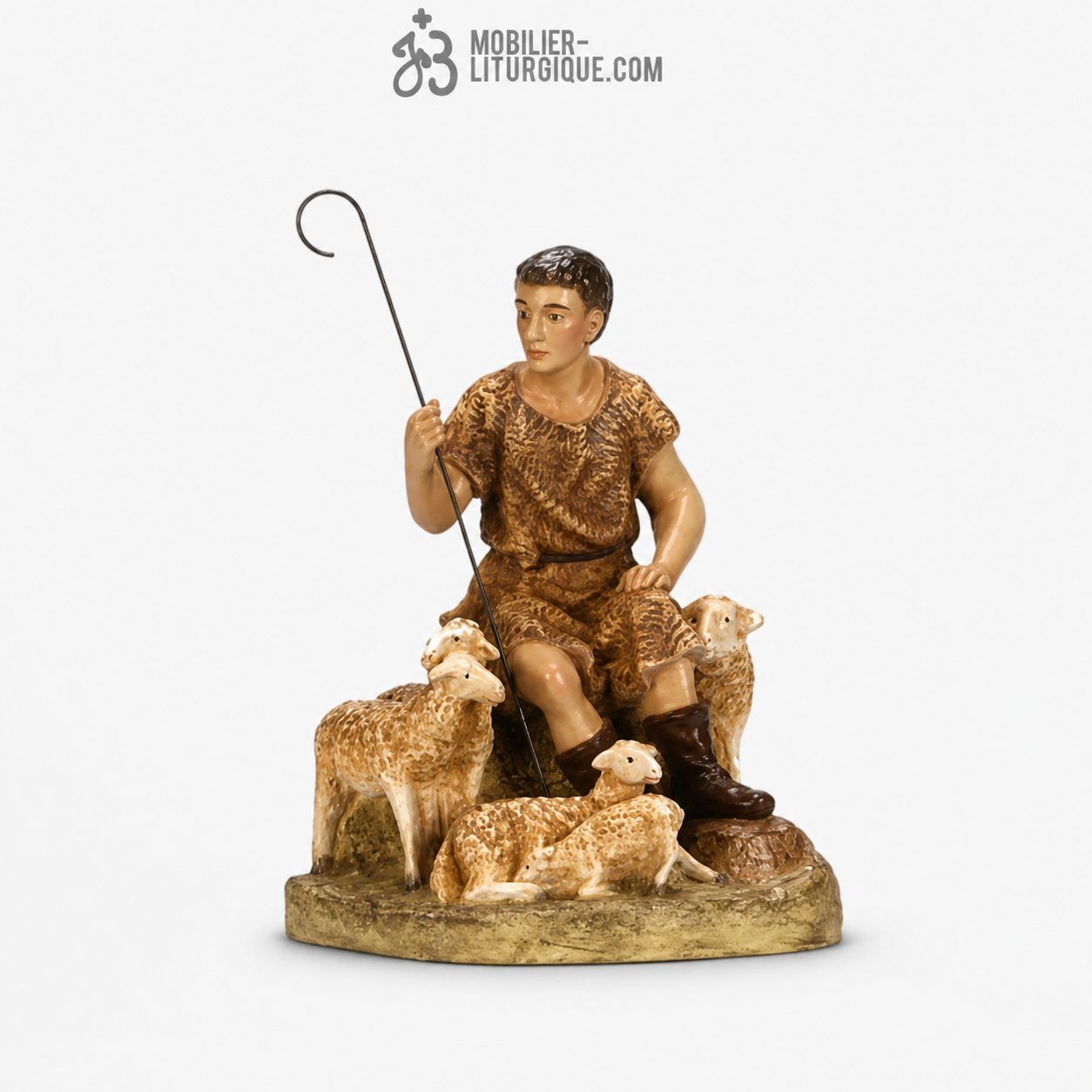Berger et son troupeau Antique