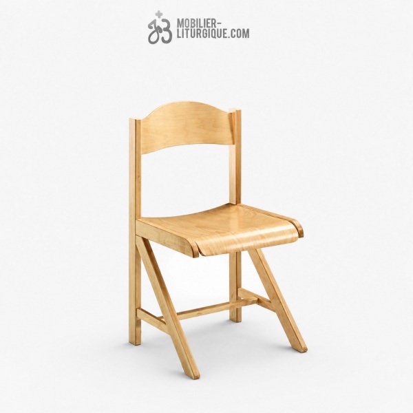Chaise assise et dossier bois