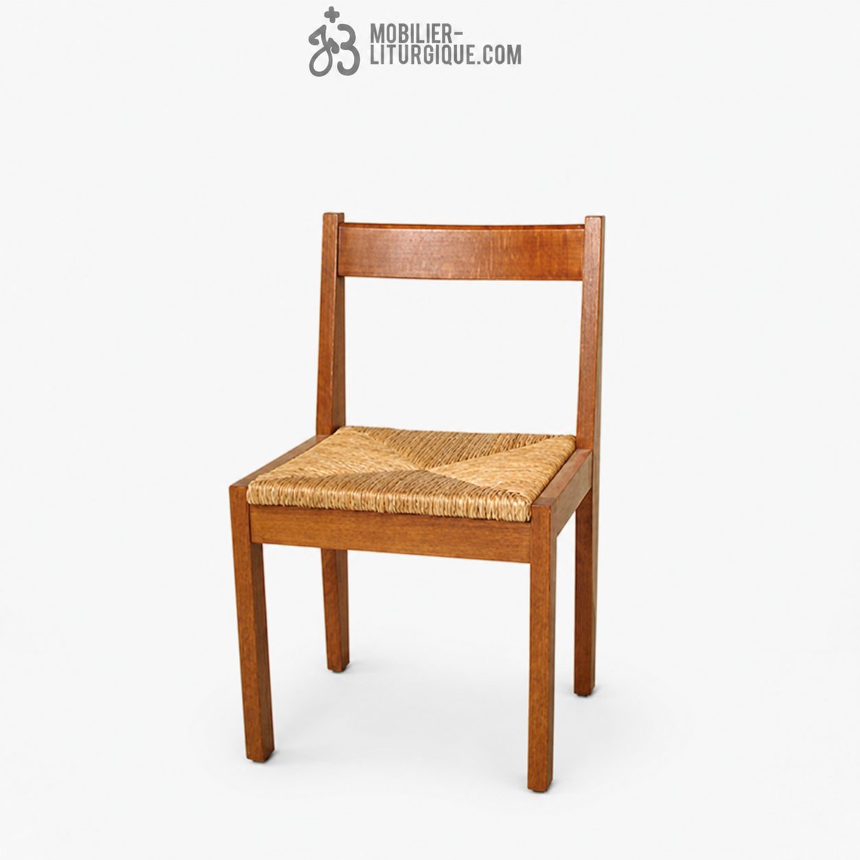 Chaise assise paille de seigle