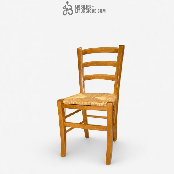 Chaise h�tre - assise paille de seigle