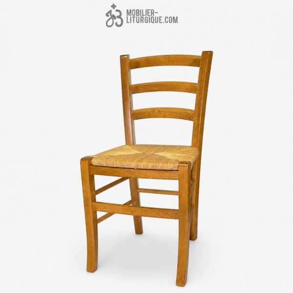 Chaise h�tre - assise paille de seigle