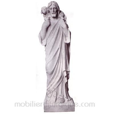 Christ le Bon Pasteur : statue sur mesure