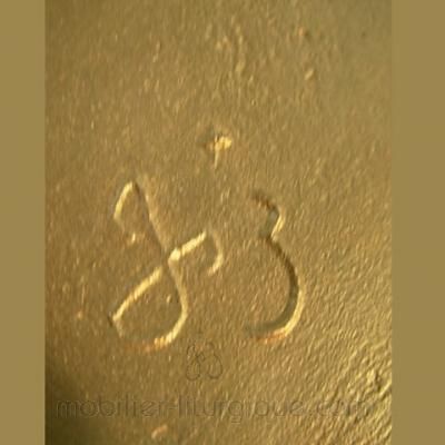 Christ sur plaque de bronze