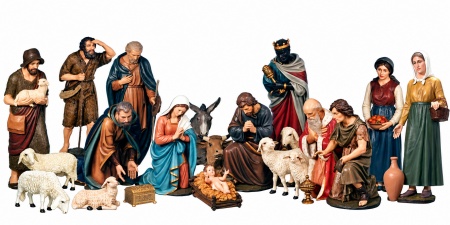 Cr&egrave;che 8 sujets Polychrome