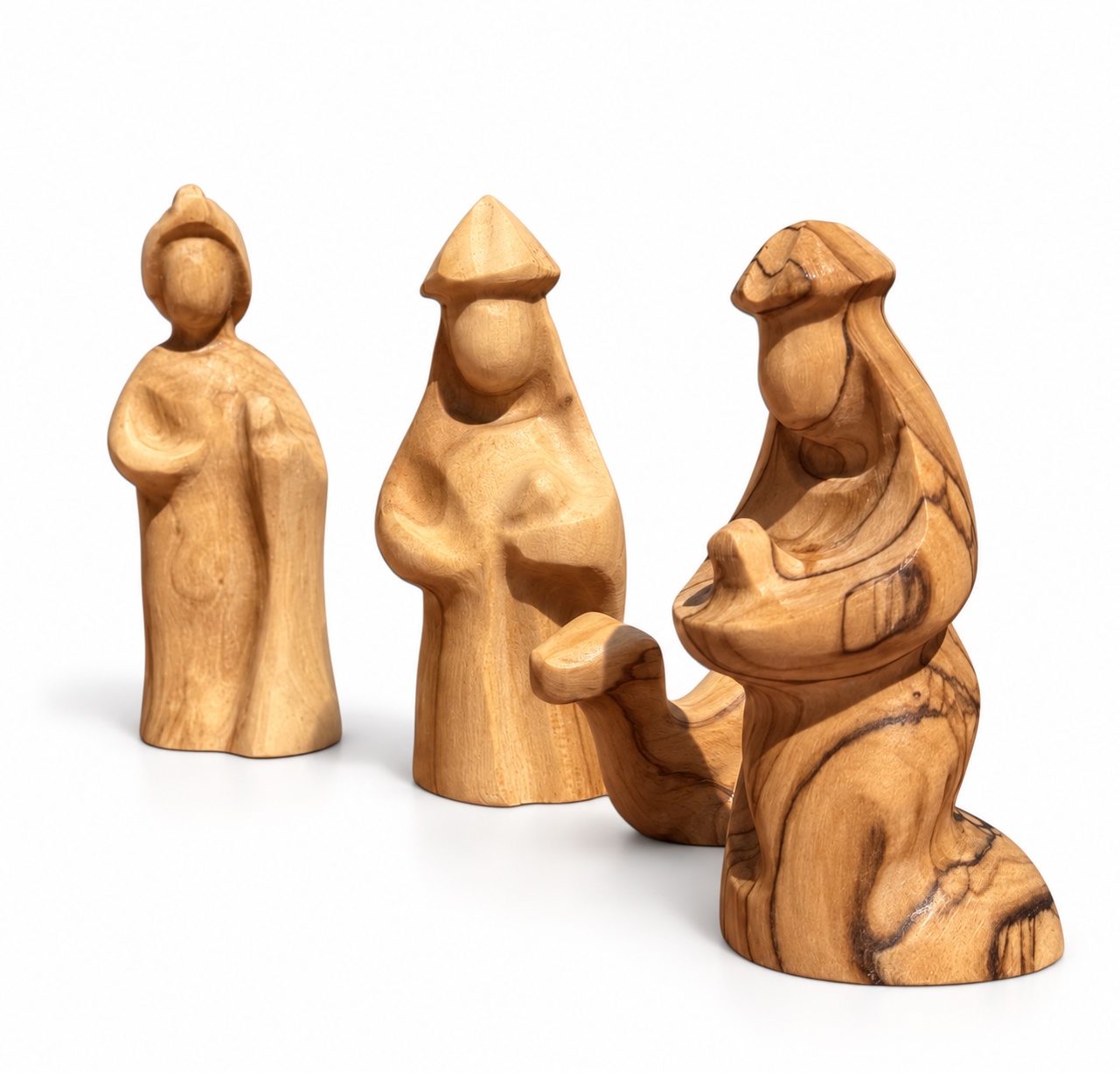Cr&egrave;che en bois d\'olivier Artisanat de Bethl&eacute;em