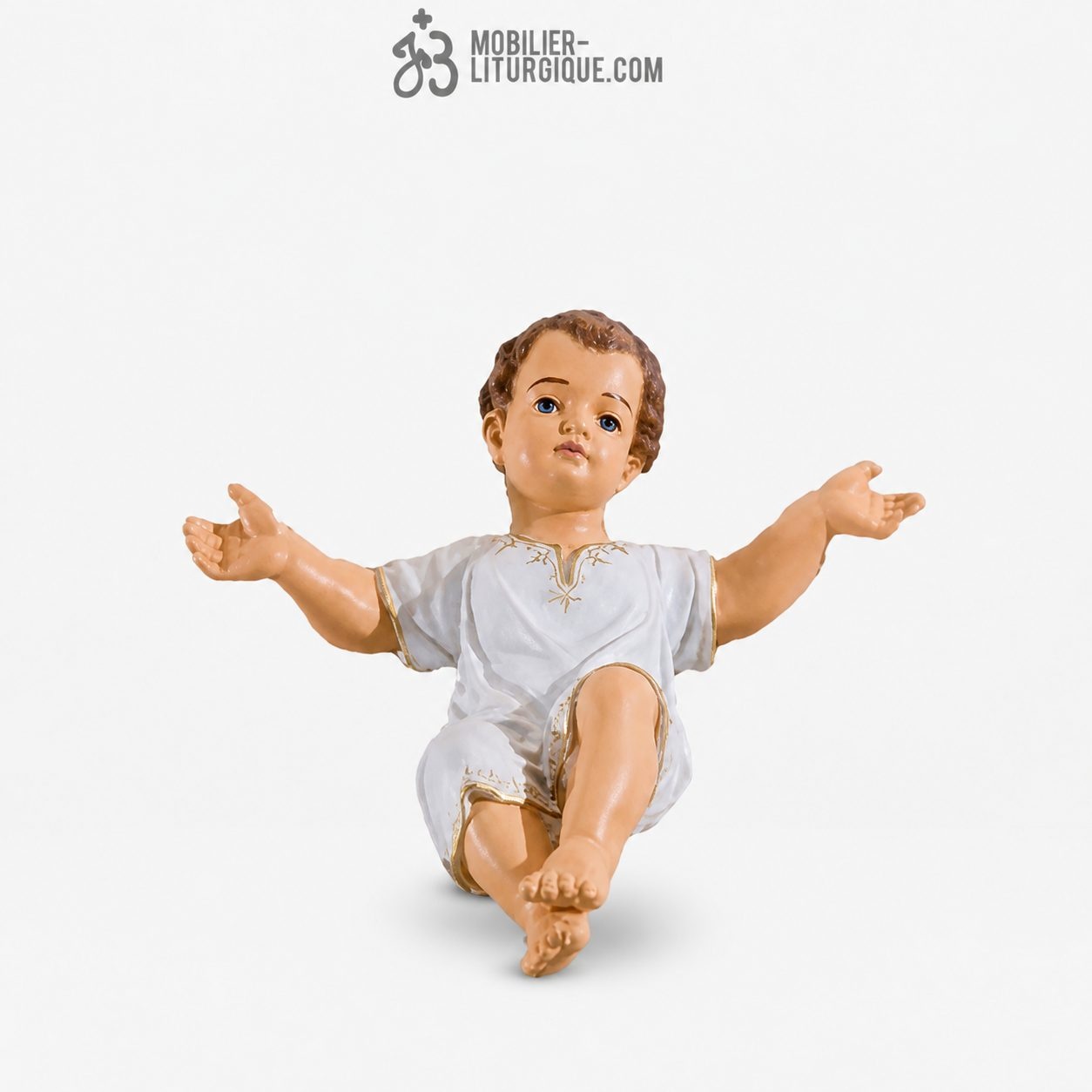 Enfant J&eacute;sus seul: pour cr&egrave;che de 85 cm