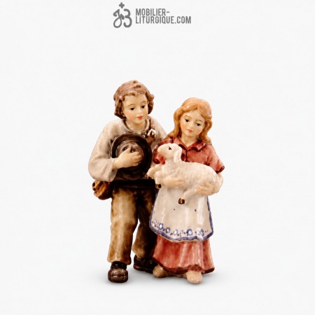 enfants - bois - color&eacute;