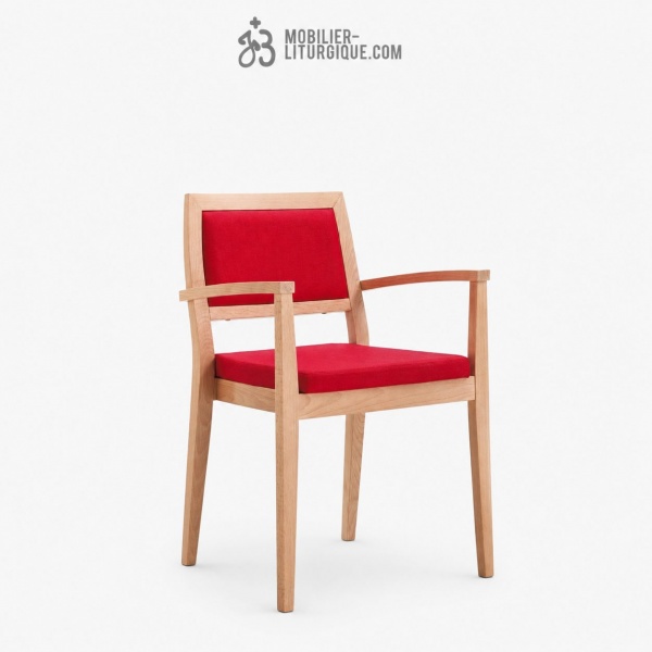 Fauteuil assise et dossier garnis