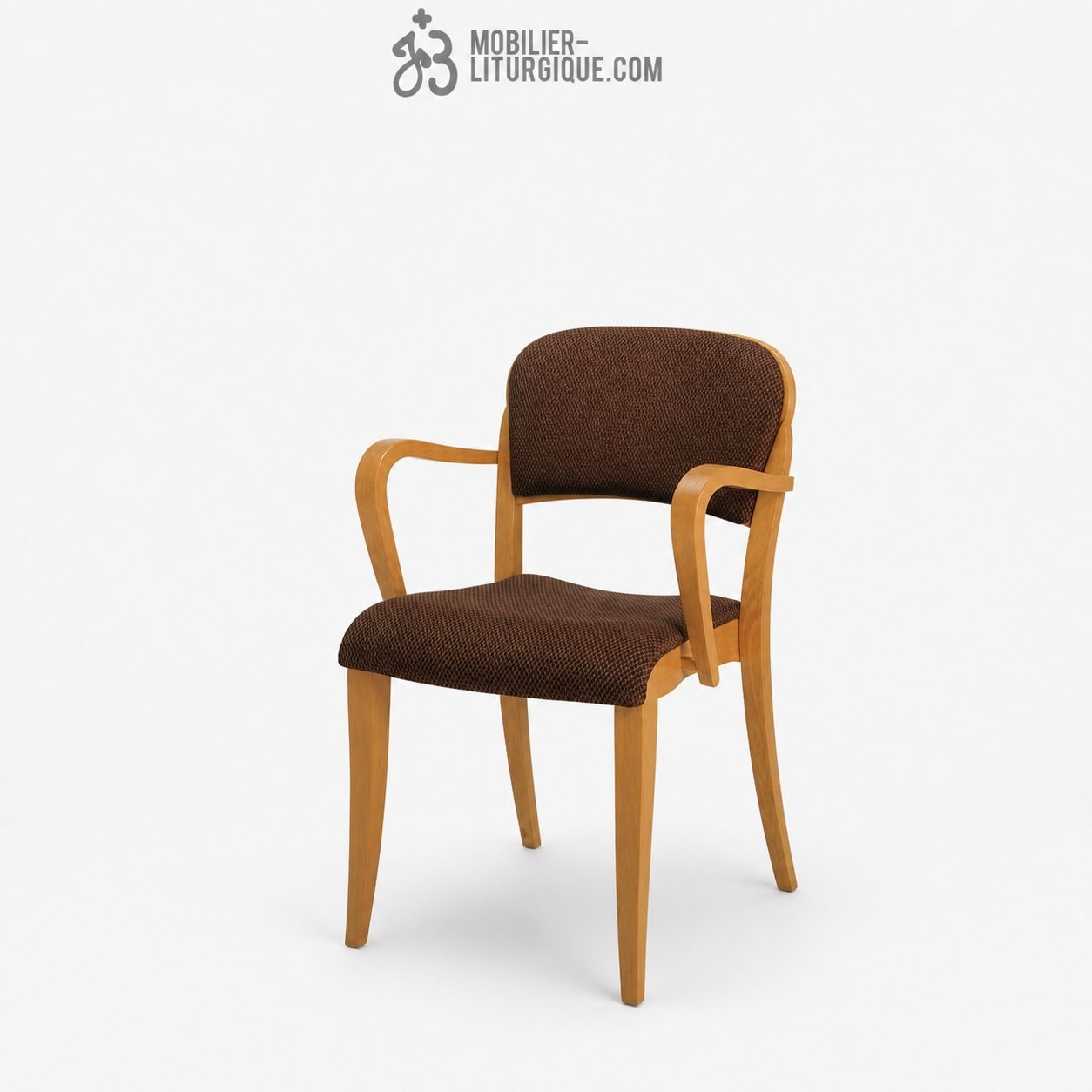 Fauteuil empilable assise et dossier garnis