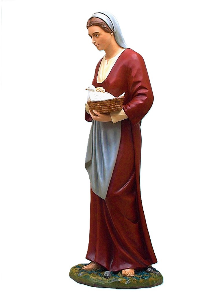 Femme &agrave; la Colombe D&eacute;cor&eacute;e
