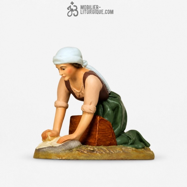 Femme au lavoir Polychrome