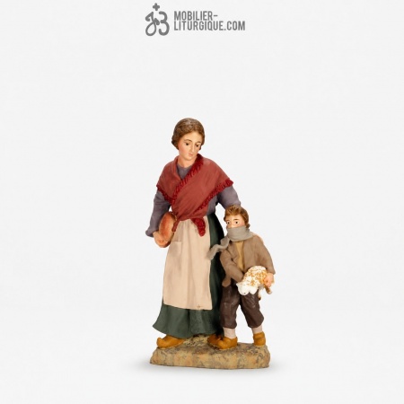 Femme avec enfant Antique