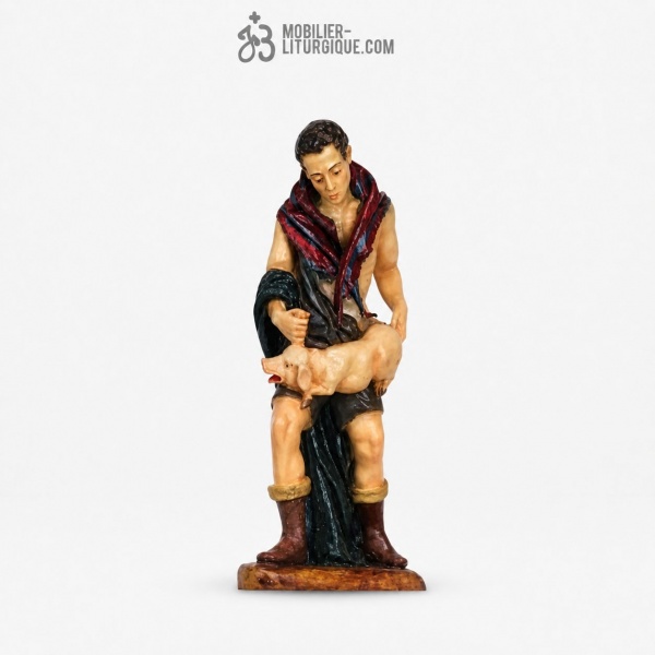 Homme et son cochon Antique