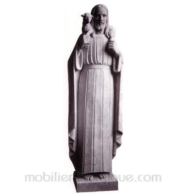 J�sus le Bon Pasteur : statue sur mesure
