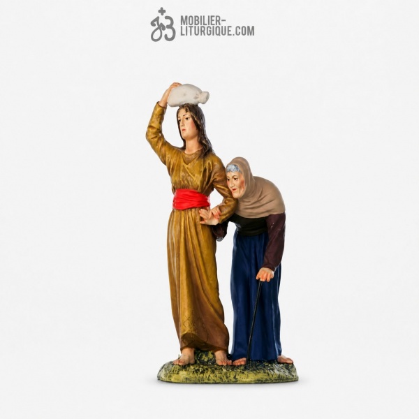 La femme et le Vieillard Polychrome