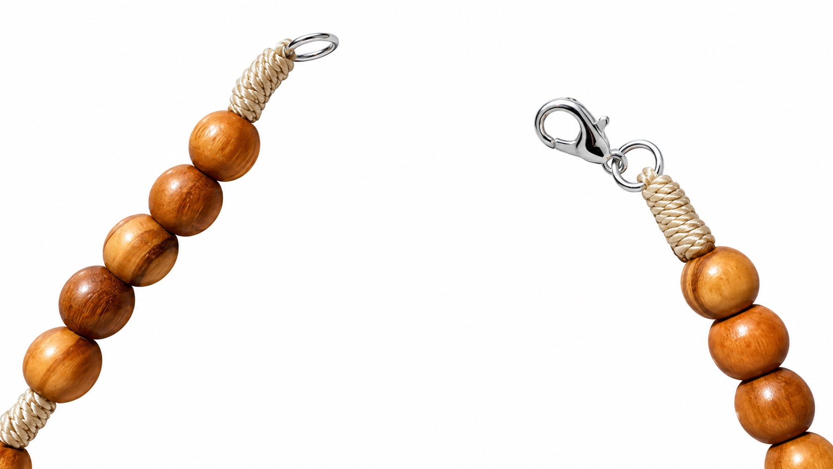 LOT de 12 Chapelets en olivier 40cm 