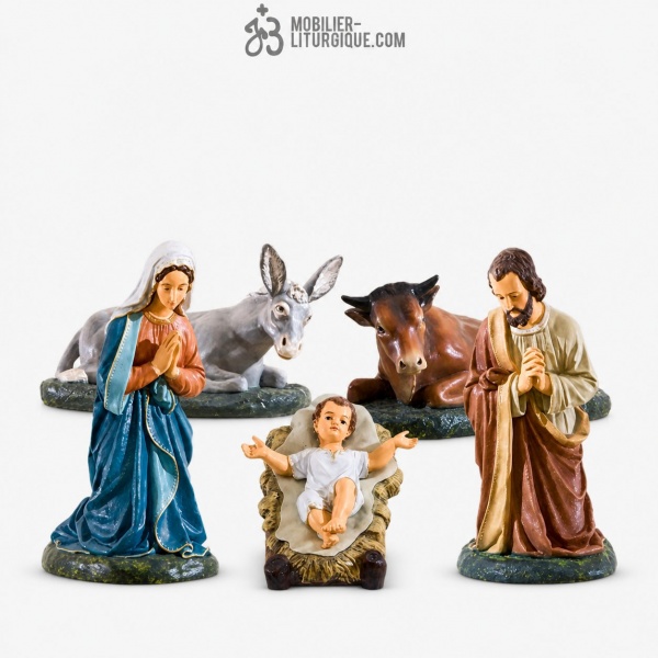 Lot de 5 personnages pour cr�che de 85 cm