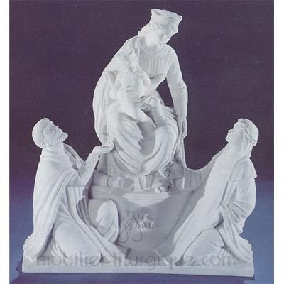 Tenture Murale Notre-Dame De Pompéi - Tapisserie Religieuse 18x13 Pouces