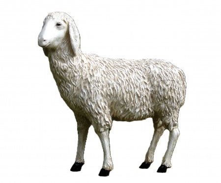 Mouton debout D&eacute;cor&eacute;