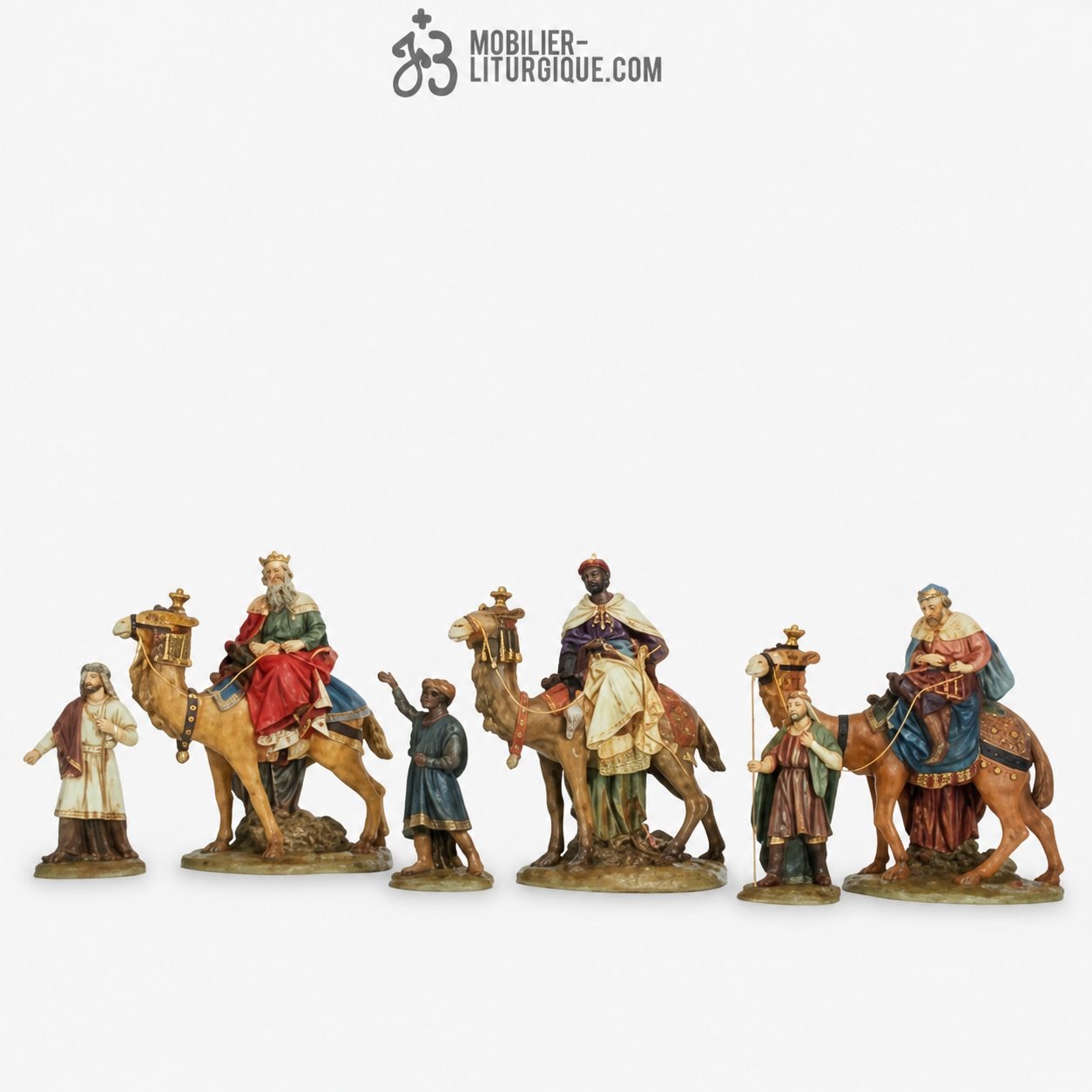 Rois Mages et leurs chameaux Antique