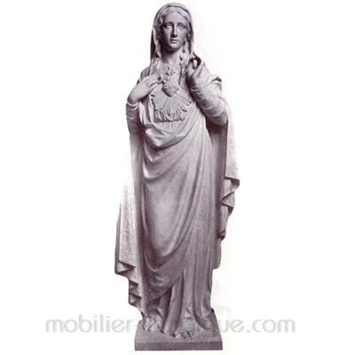 Sacré Coeur de Marie : Statue sur mesure