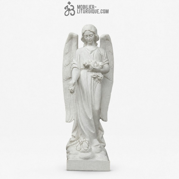 Statue Ange en r�sine de marbre, 40 - 60 cm