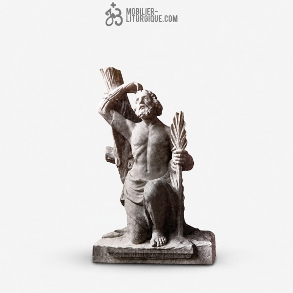 Statue Barth�l�my : Statue sur mesure Marbre