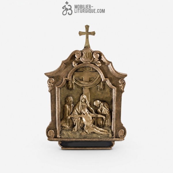 Statue Chemin de croix Finition bronze