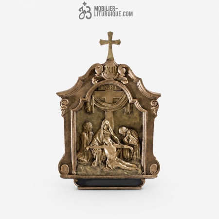 Statue Chemin de croix Finition bronze