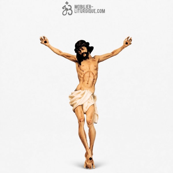 Statue Christ en croix D�cor�